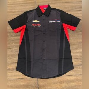 Cavallino‎ Black and Red Chevrolet Men's Racing Shirt